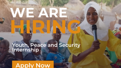 Apply Now : Youth, Peace and Security Internship at UNFPA's Regional Office in Dakar, Senegal