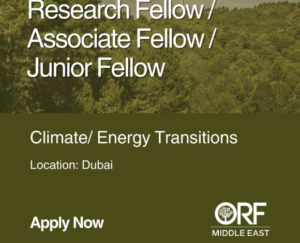 Join the Observer Research Foundation Middle East